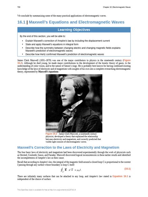 16.1 Maxwell’s Equations and Electromagnetic Waves - wintechmobiles.com