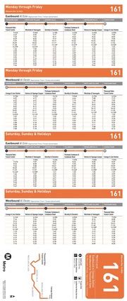 161 Bus Schedule