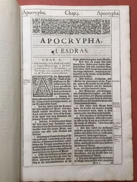 1611 king james bible with apocrypha. The book of Ecclesiastes chapter 1 from the original 1611 KJV (King James Bible) 