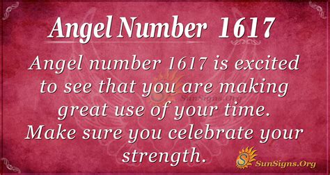 1617 Angel Number – Meaning and Symbolism