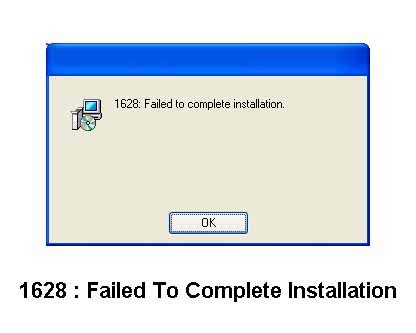 1628 failed to complete installation oracle xe