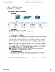 1652 Lab Secure Network Devices