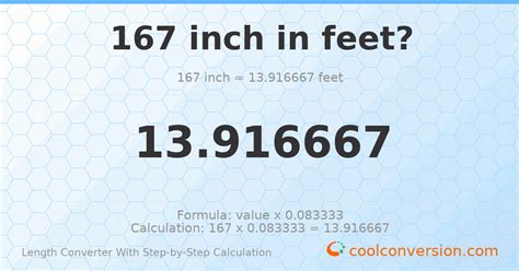 167 In Feet
