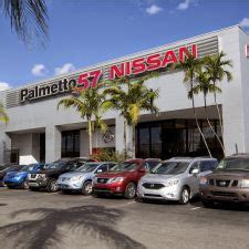 Address PALMETTO57 NISSAN 16725 NW 57TH AVENUE MIAMI, FL 33055 Phone Numbers Main Line 305-626-2600 Internet Sales 305-626-2662 Service 305-626-2655 Sales Hours Monday-Saturday 9:00 AM - 9:00 PM Sunday 11:00 AM - 7:00 PM Service ….