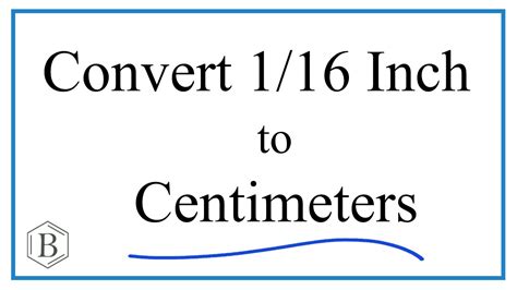 16in To Cm