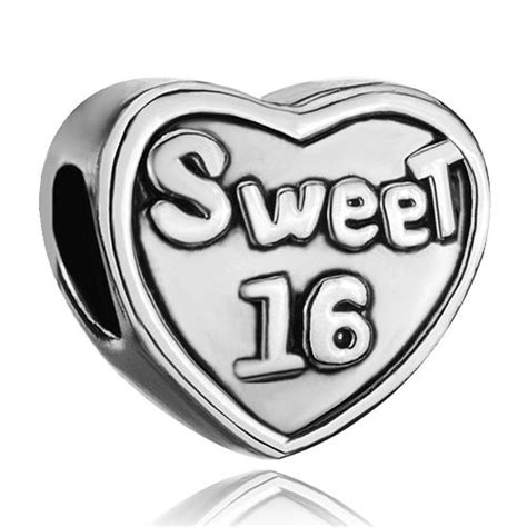 16 18 21 30 40 50 60 Birthday Charm Fit Pandora Charm Bracelets 925 Sterling Silver Pendants Beads with 18K Gold Heart Shaped Pendant for Women Girls Gift 4.5 out of 5 stars 633 $23.99 $ 23 . 99 .