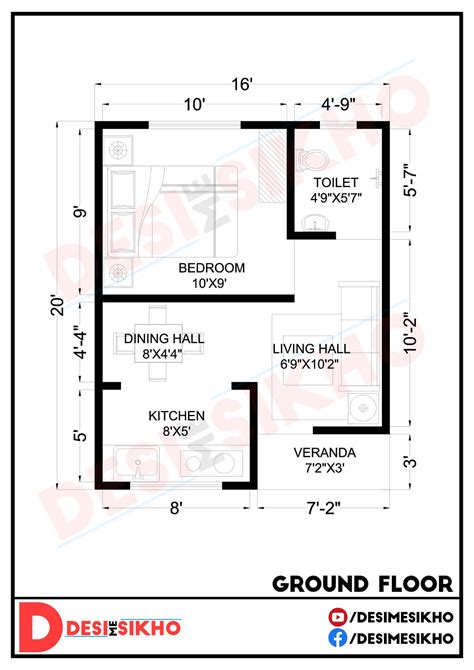 16x20 house plans. Things To Know About 16x20 house plans. 