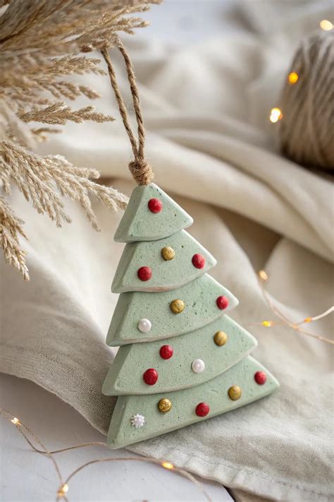 17+ Creative Clay Christmas Ornament Ideas - muktibox.com