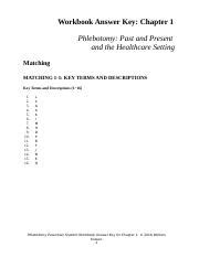 17+ Phlebotomy Essentials 7Th Edition Workbook Answers Chapter 3