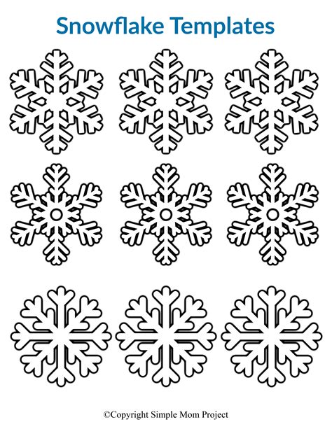 17+ Printable snowflake patterns to cut out ideas This is Edit