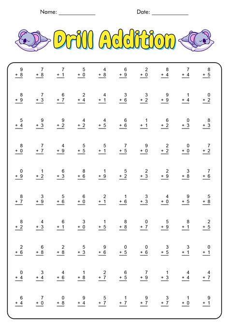 17 Best Images of 1 Minute Timed Addition Worksheets Math Addition
