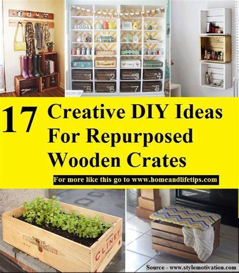 17 Creative DIY Ideas to Repurposed Wooden Crates - raincitystudios.com