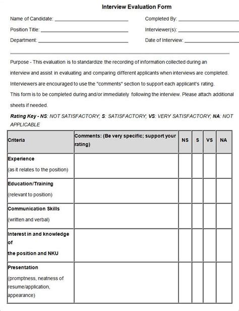 17 Free Sample Hr Evaluation Forms Examples Word Pdf Psd Evaluation Form Form Example Evaluation