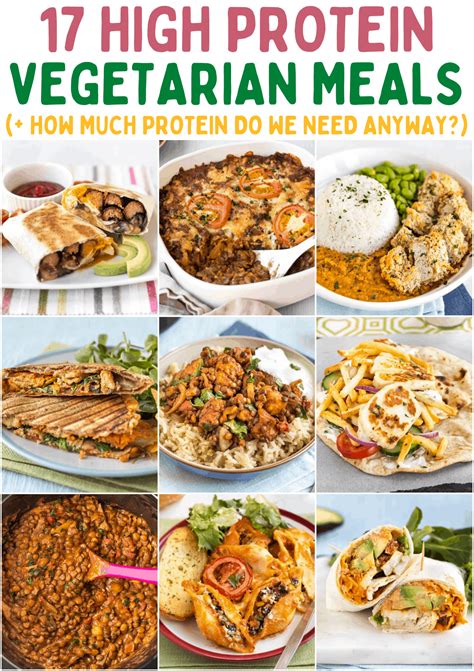 17 High Protein Vegetarian Meals (+how much protein do we …