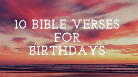 17 Motivational Bible Verses for Birthday