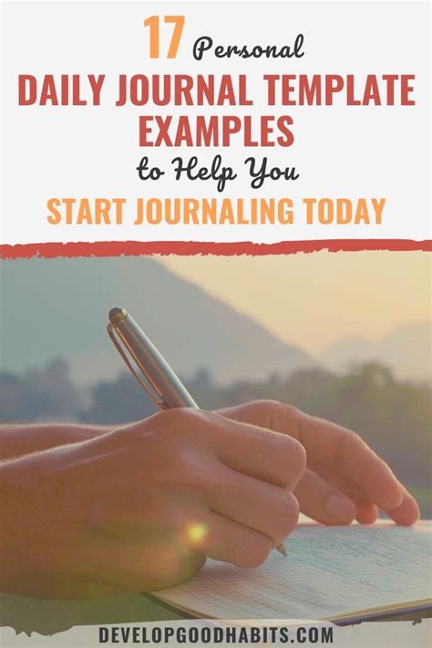 17 Personal Daily Journal Template Examples to Help You Start