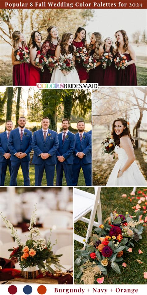 17 Stunning Fall Wedding Colors for 2024 - Yeah …