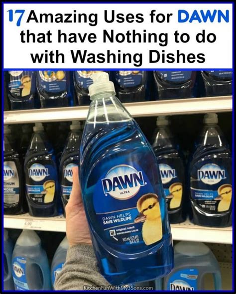 17 Uses for Dawn Dish Soap that have Nothing to …