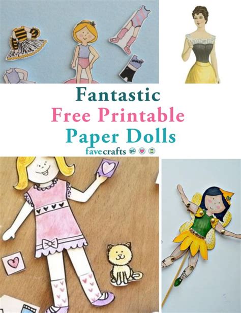 17 Fantastic Free Printable Paper Dolls Favecrafts Com Paper Doll Family Printable - Paper Doll Family Printable
