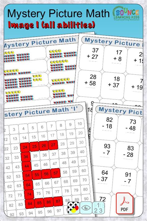17 Fun Amp Varied Mystery Picture Math Puzzle Mystery Math - Mystery Math
