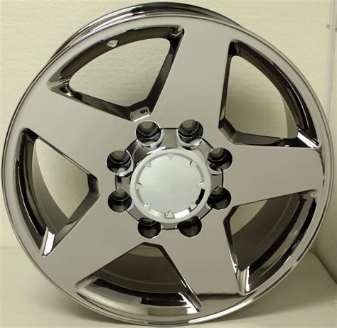 17 inch chevy rims 8 lug. The Mickey Thompson Classic III wheel features the classic 8-Hole design in a highly polished finish that includes matching polished hand holes. The embossed M/T logo is assurance of quality, strength and dependability. The Classic III is available in sizes 15x8 through 17x9. Redesigned smooth outer lip for clean appearance. 