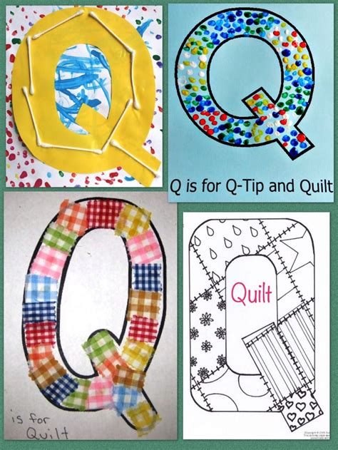 17 Letter Q Crafts And Activities For Preschoolers Preschool Words That Start With Q - Preschool Words That Start With Q