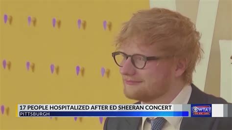 17 people taken to hospital during Ed Sheeran concert in Pittsburgh