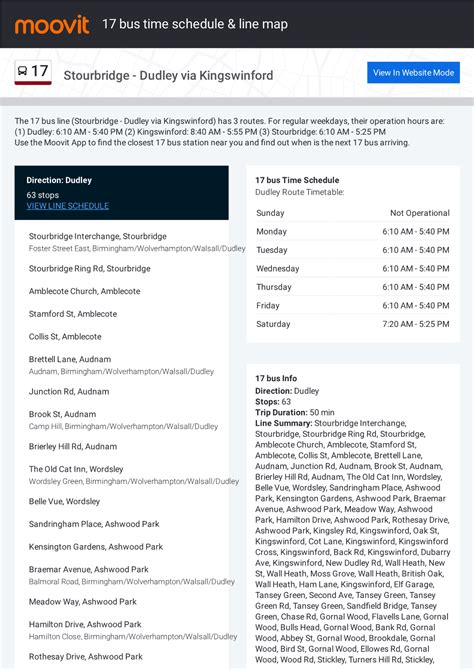 17 Schedule Bus