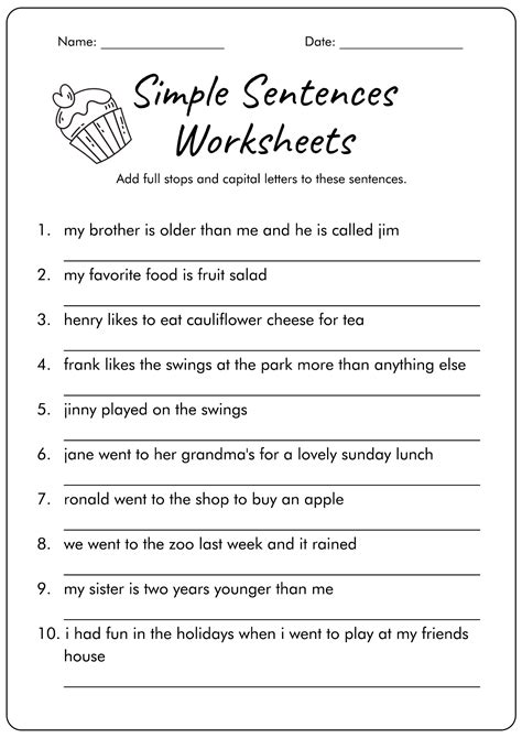 17 Simple Sentence Worksheets 6th Grade Free Pdf Complete Sentence Worksheet 6th Grade - Complete Sentence Worksheet 6th Grade