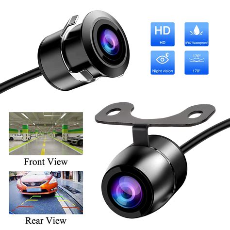 170º License Plate Car Wireless Reverse Camera Rear View …