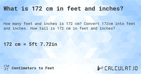172 Into Feet