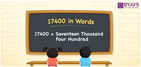 17400 In Words