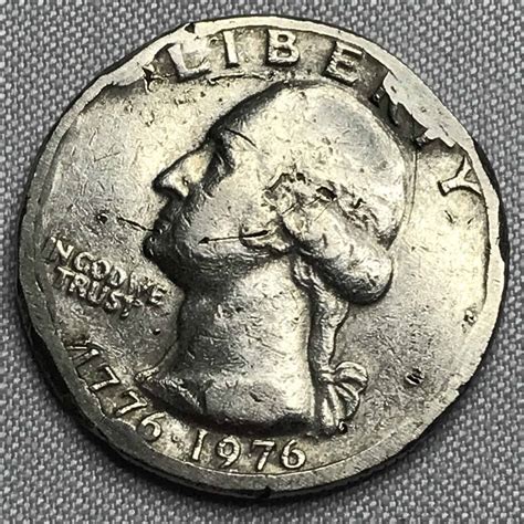 If you find a 1776-1976 quarter with an "S" (San Francisco) mintmark, it's either a proof specimen or a 40% silver Bicentennial quarter. Circulated proofs are worth 40 to 50 cents, and 40% silver Bicentennial quarters have a value of about $1.50 or more.