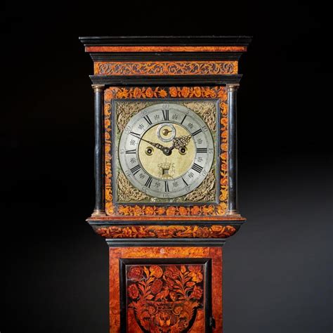 17th century clocks.  Prices range from &pound;895 to &pound;85,000.  Description ...