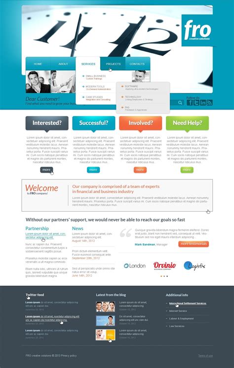 18+ Best Advertising Agency HTML Website Templates 2020 Templatefor
