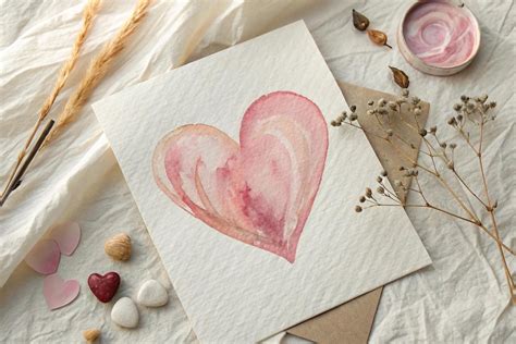 18+ Creative Valentine's Watercolor Ideas - muktibox.com