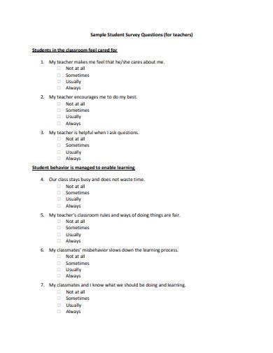 18+ Sample Questionnaire Template SampleTemplatess SampleTemplatess