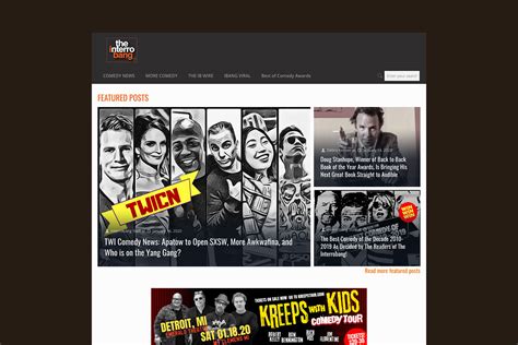 18 Best Comedy Websites For Design Inspiration 2020 Colorlib