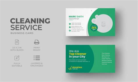 18 Cleaning Business Cards ideas in 2024 - IconicCopy