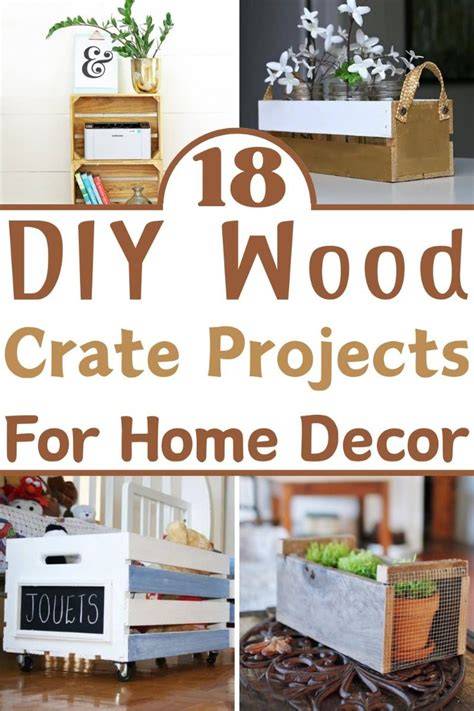 18 DIY Wood Crate Projects For Home Decor - raincitystudios.com