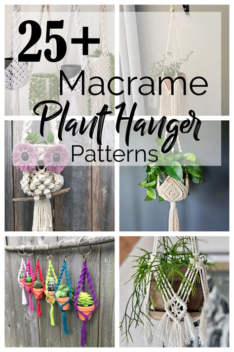 18 Diy Macrame Plant Hanger Patterns Guide Patterns