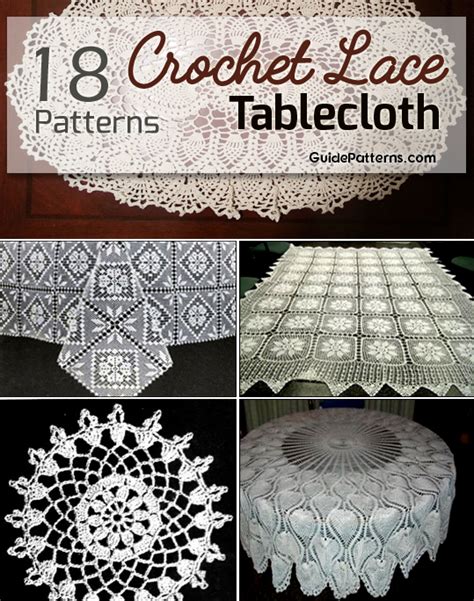 18 Easy Crochet Lace Tablecloth Patterns Guide Patterns