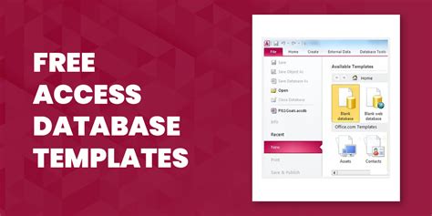 18 Free Access Database Template Free Premium Templates