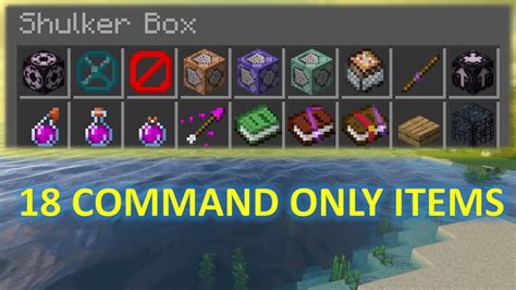 18 Items You Can ONLY Get With COMMANDS In Minecraft …