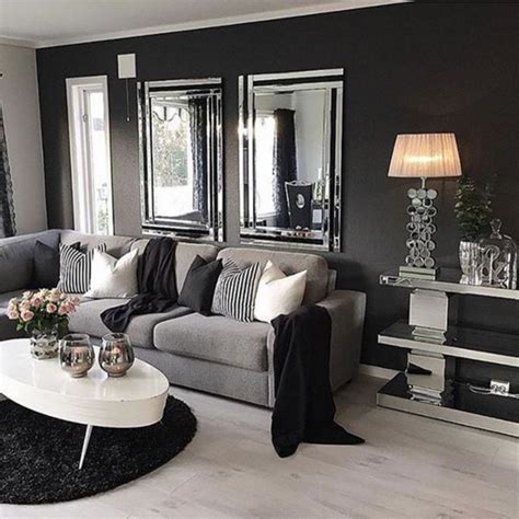 18 Black Living Room Ideas Home Stratosphere Interior Design With Black Sofa - Interior Design With Black Sofa