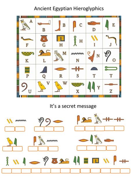 18 Creative Hieroglyphics Activities For Kids Teaching Expertise Hieroglyphics 5th Grade Worksheet - Hieroglyphics 5th Grade Worksheet