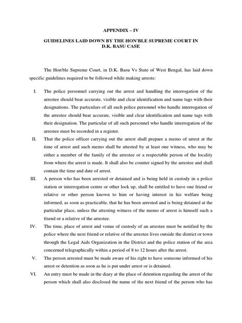 18 d k basu guidelines pdf