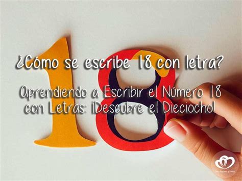 18 En Letras