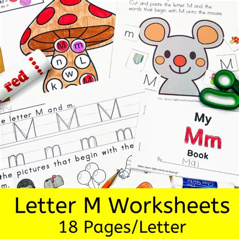 18 Free Letter M Beginning Sound Worksheets Easy Letter M Sound Worksheet - Letter M Sound Worksheet