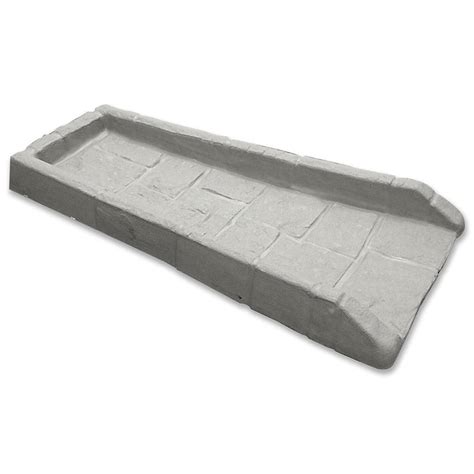 18 in. x 10-1/2 in. x 3 in. Concrete Splash Block - The Home Depot